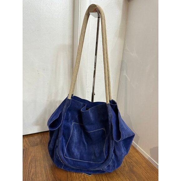 Proenza Schouler blue suede XL tote - Picture 5 of 11